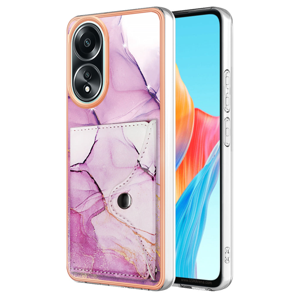 YB Leather Coating Series-9 for Oppo A58 4G Case Card Holder Leather+TPU IMD Protective Cover YB Leather Coating Series-9 for Oppo A58 4G Case Card Holder Leather+TPU IMD Protective Cover